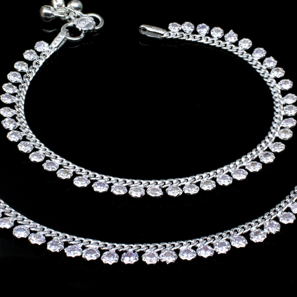 Cute 925 Silver Jewelry Anklets Ankle chain foot baby Bracelet