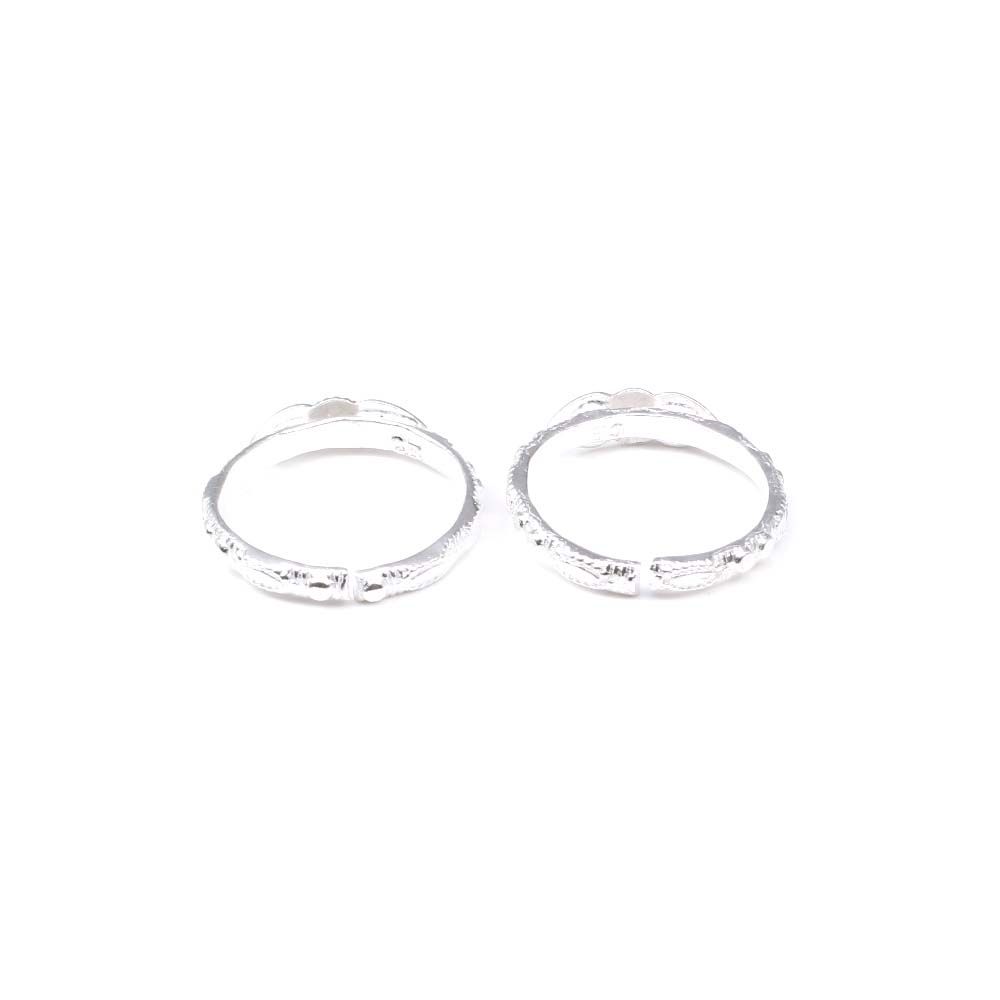 Traditional Style Real 925 Silver Indian Women Toe Ring