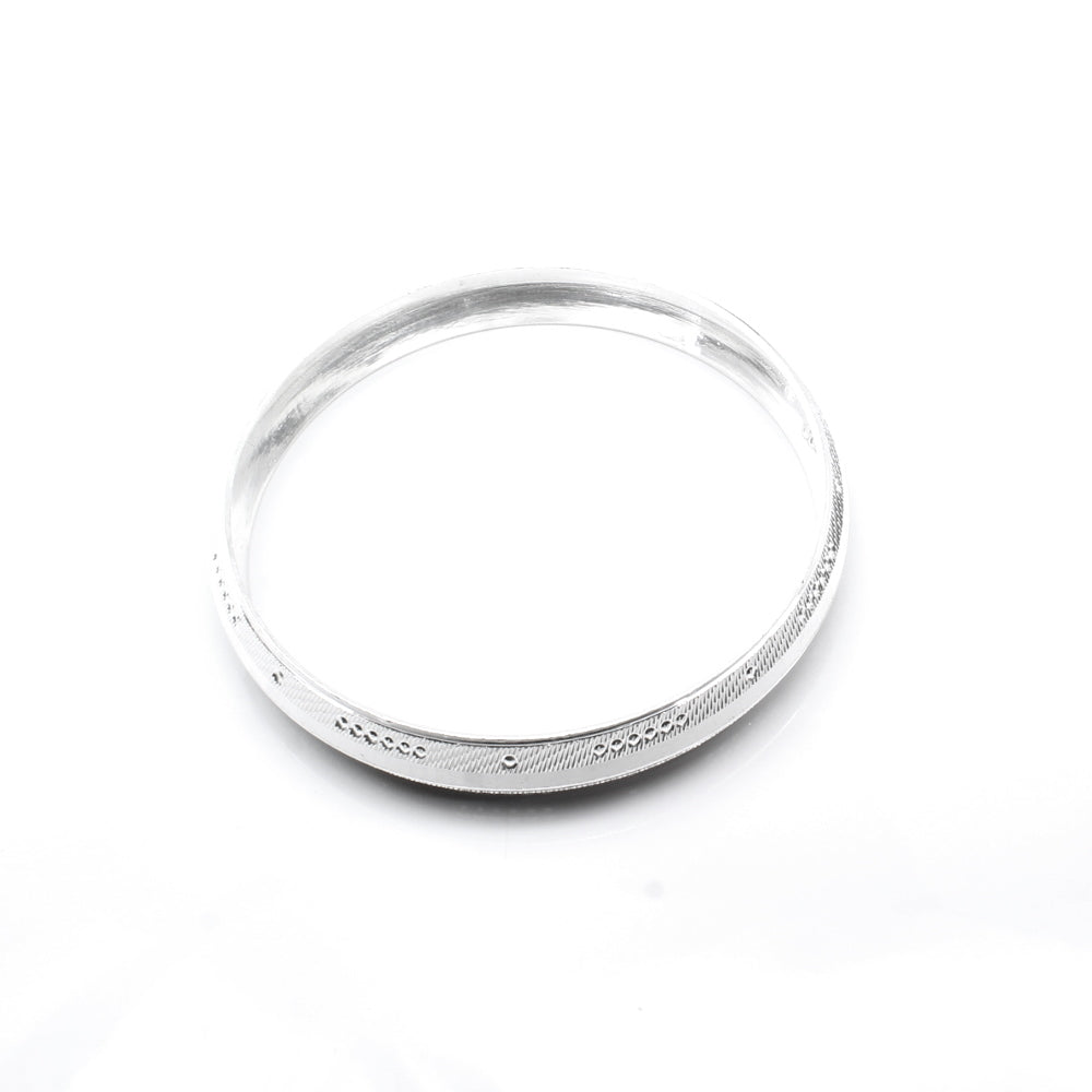 Real Solid Silver Men's Bangle Bracelet