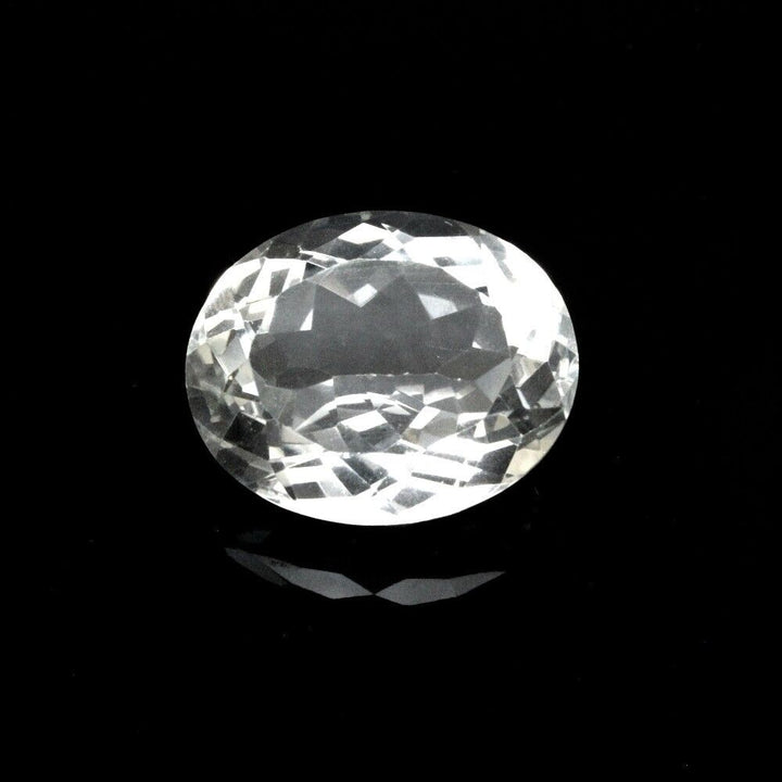 44.4Ct Natural Clear Crystal Quartz Oval Fine Gemstone