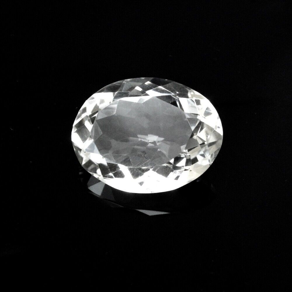 51.1Ct Natural Clear Crystal Quartz Oval Fine Gemstone