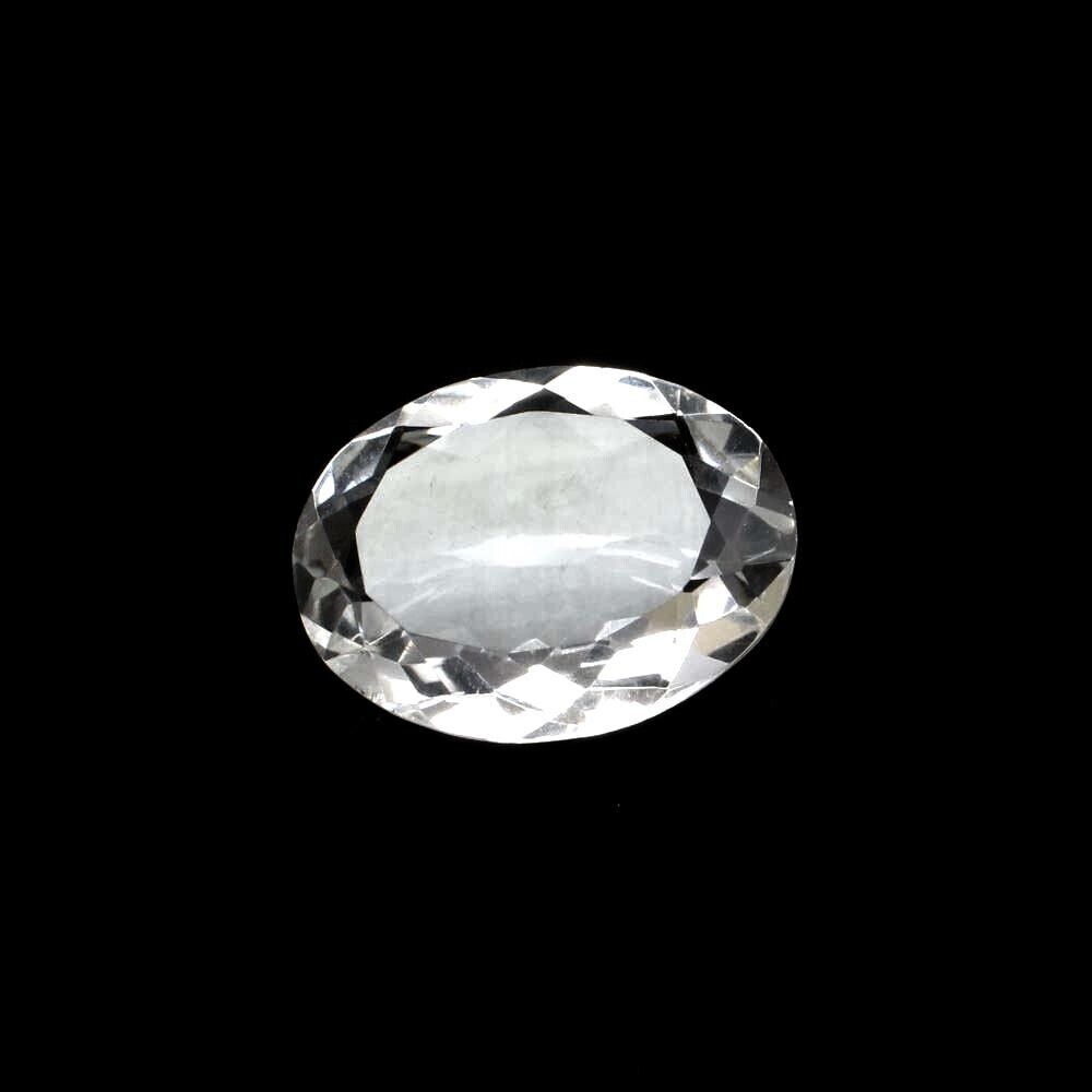 45.7Ct Natural Clear Crystal Quartz Oval Fine Gemstone