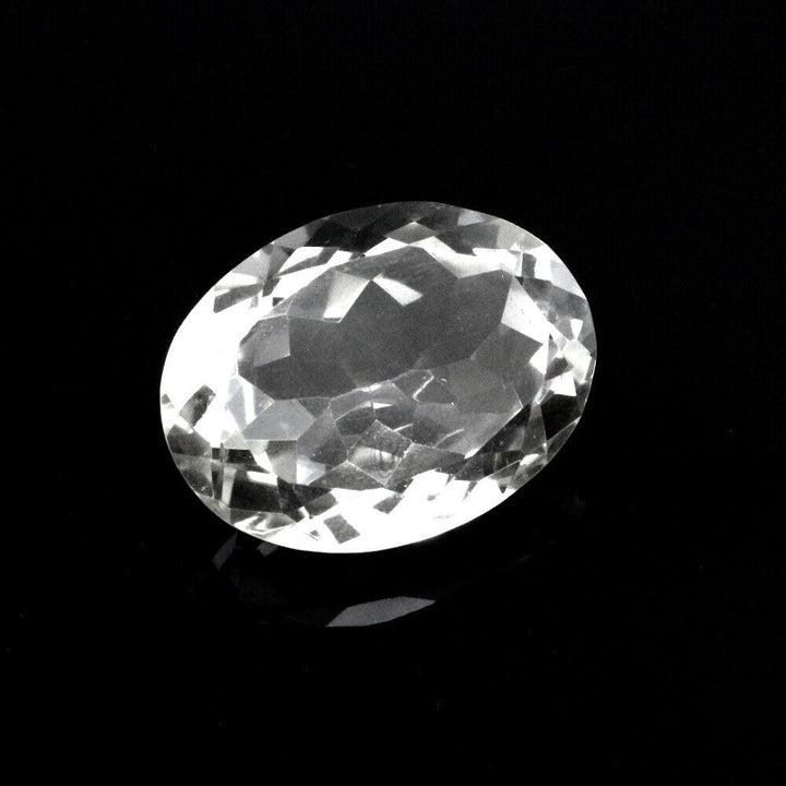 41.4Ct Natural Clear Crystal Quartz Oval Fine Gemstone