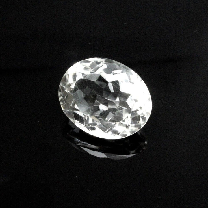 34.8Ct Natural Clear Crystal Quartz Oval Fine Gemstone