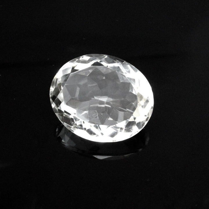 49.3Ct Natural Clear Crystal Quartz Oval Fine Gemstone