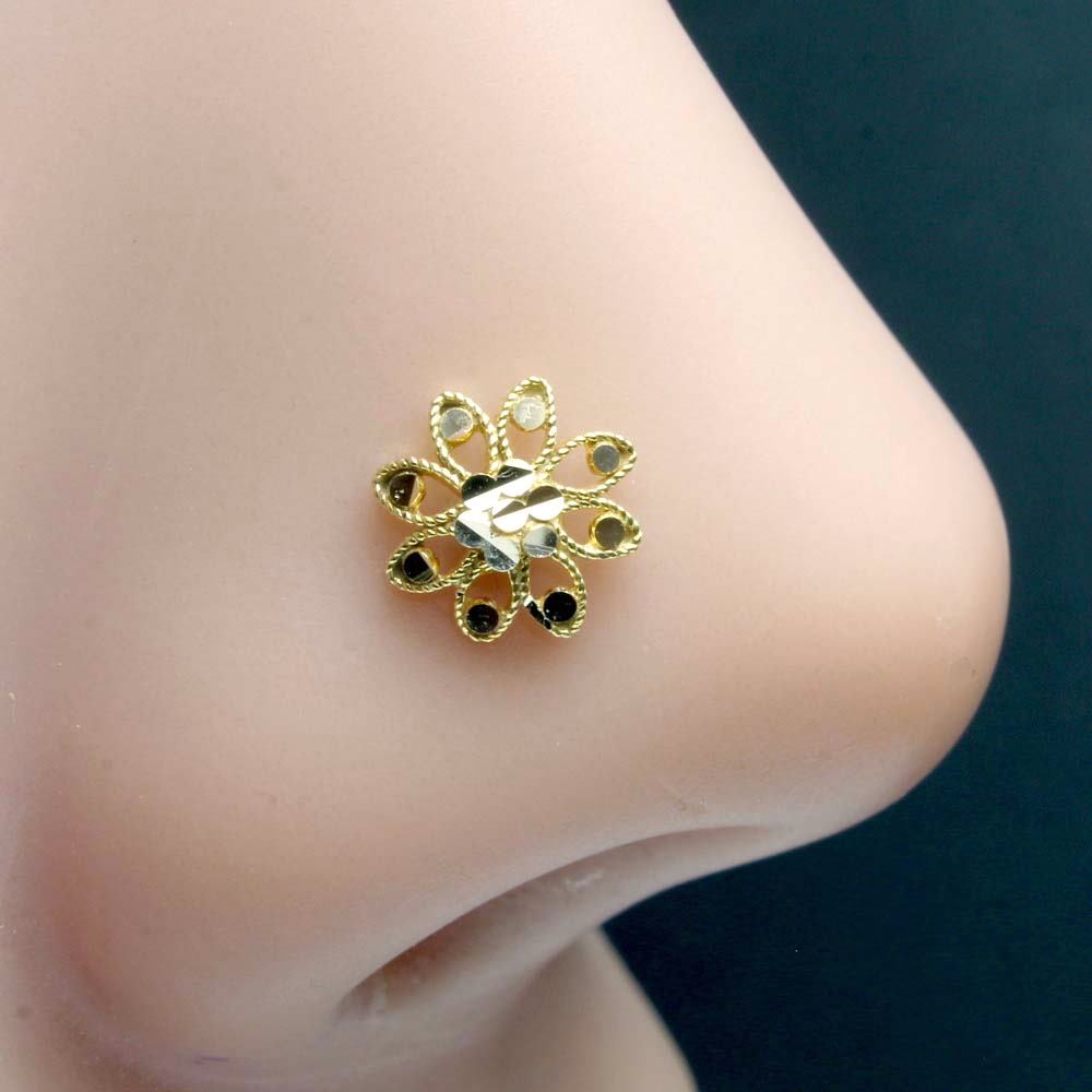Nose Stud Gold Jewellery Designs 22k Gold Jewellery New Gold Nose
