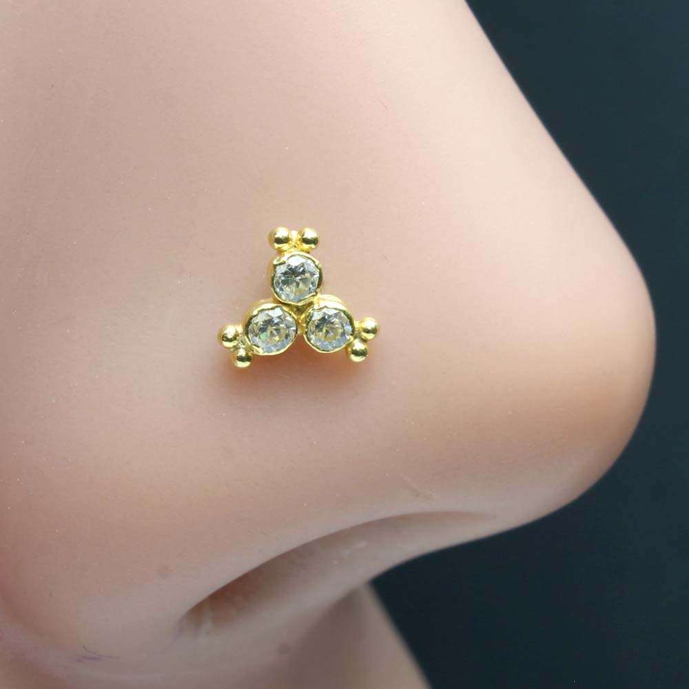 Amazon.com: 18K Gold Vermeil Indian Nose Ring, Gold Nose Piercing, Gold  Nose Ring, Tiny Gold Nose Ring, Unique Gold Nose Hoop, Fits Nostril,  Cartilage, Helix and Tragus Piercings, Handmade Jewelry, Gift For