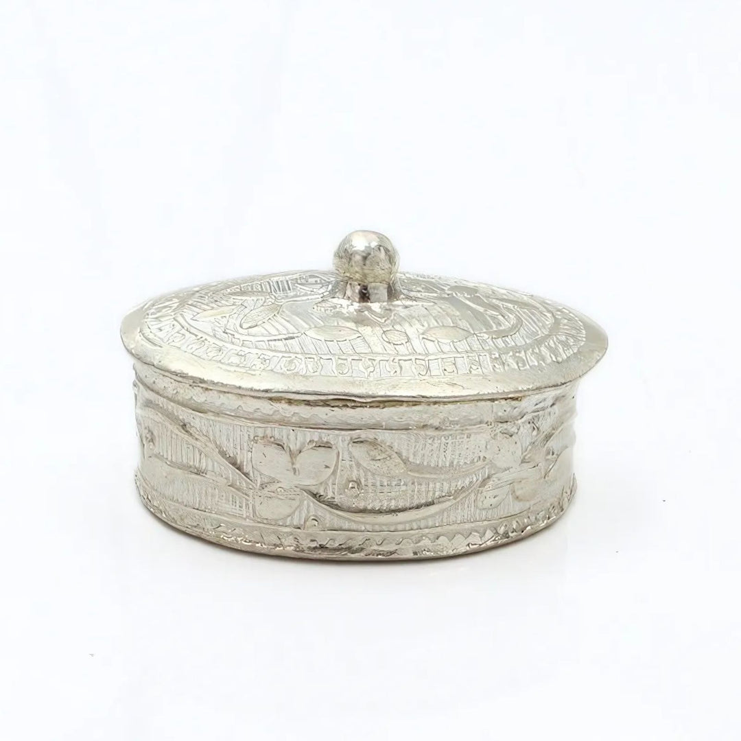 Real Silver Honey Container Dibbi for Red Book Remedy