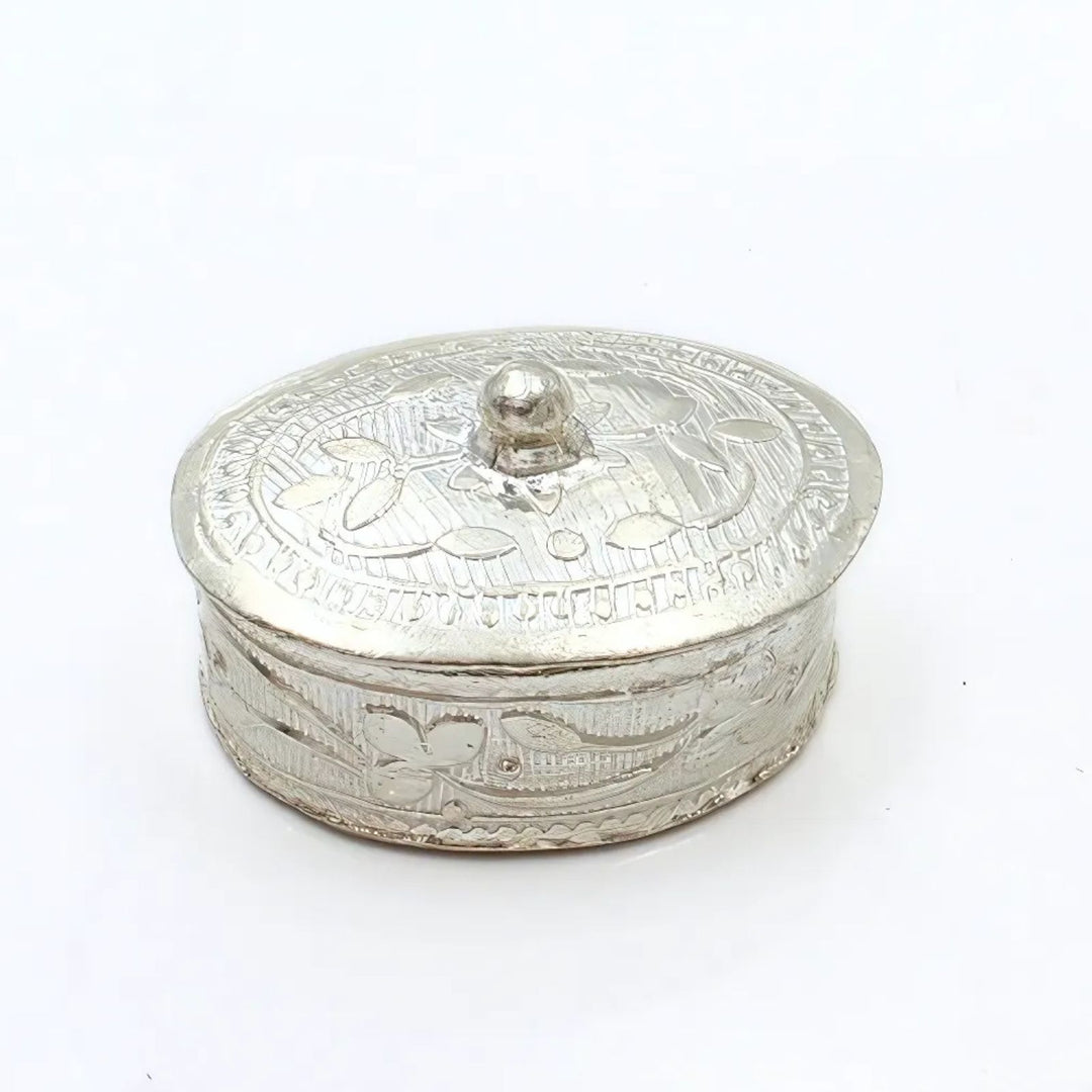 Real Silver Honey Container Dibbi for Red Book Remedy