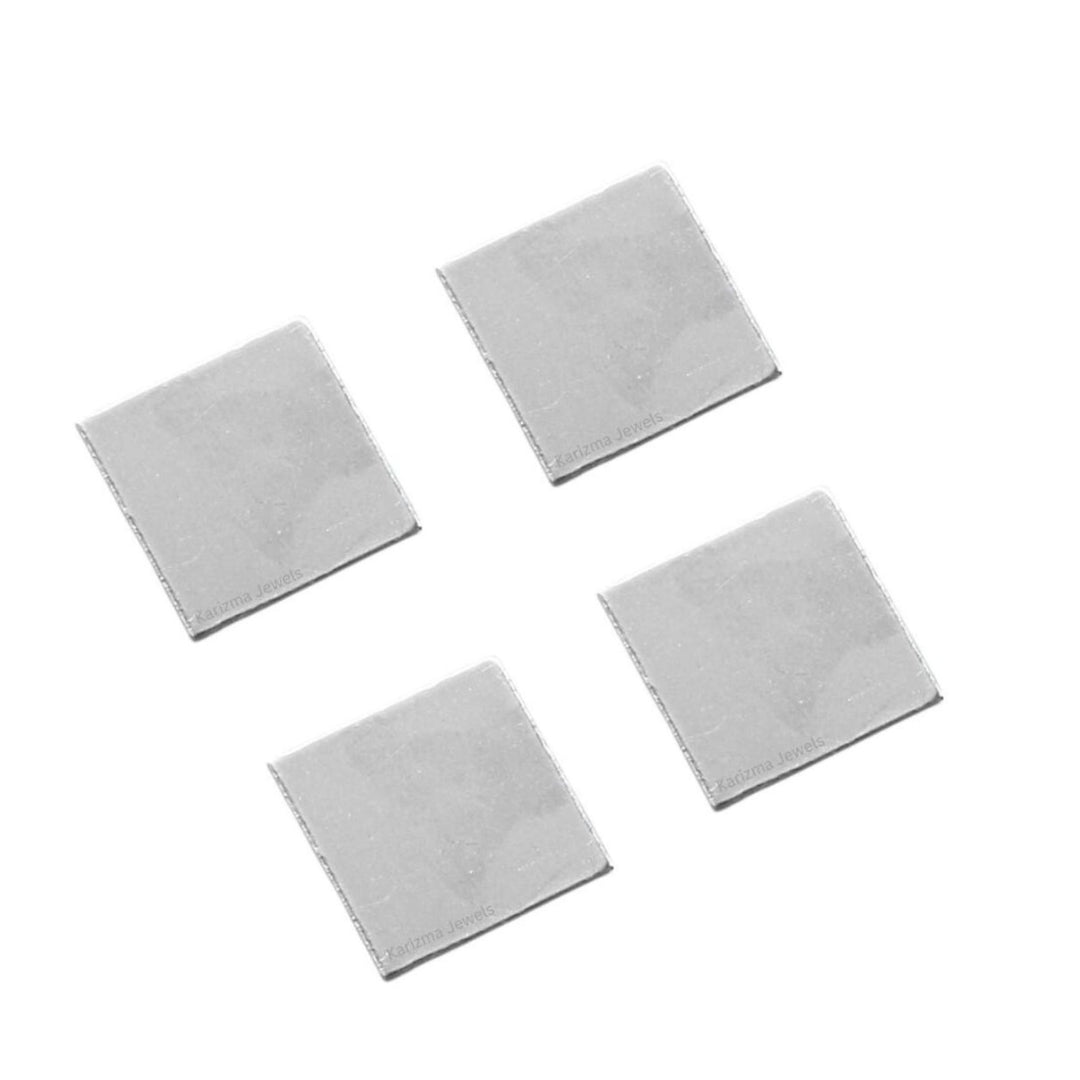 999 Pure Silver Square pieces of Silver Chandi ka Tukra Chokor for astrology- 4pc set