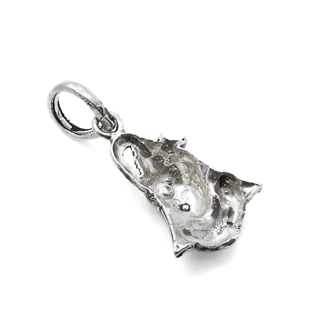 925 Real Sterling Silver Oxidized Divine Lord Shiva Pendant