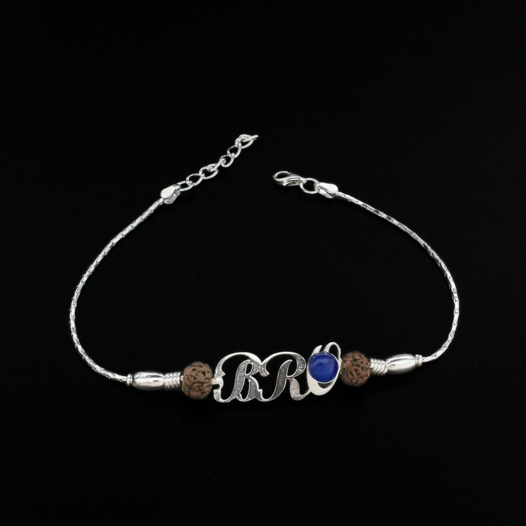 925 Real Sterling Silver Bracelet Bro Rakhi 8"