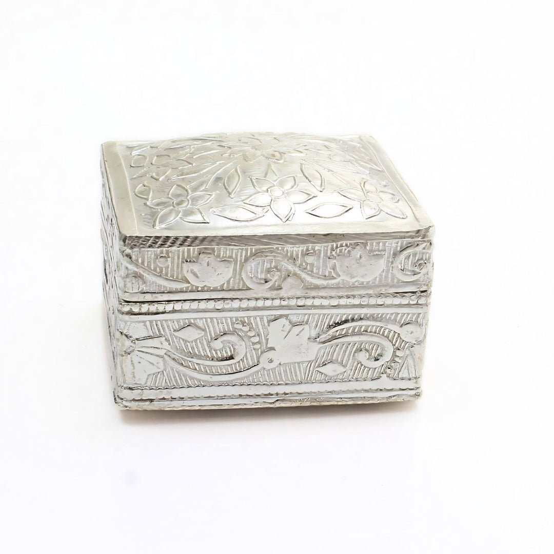 Real Silver Honey Container for Red Book & Pooja Use