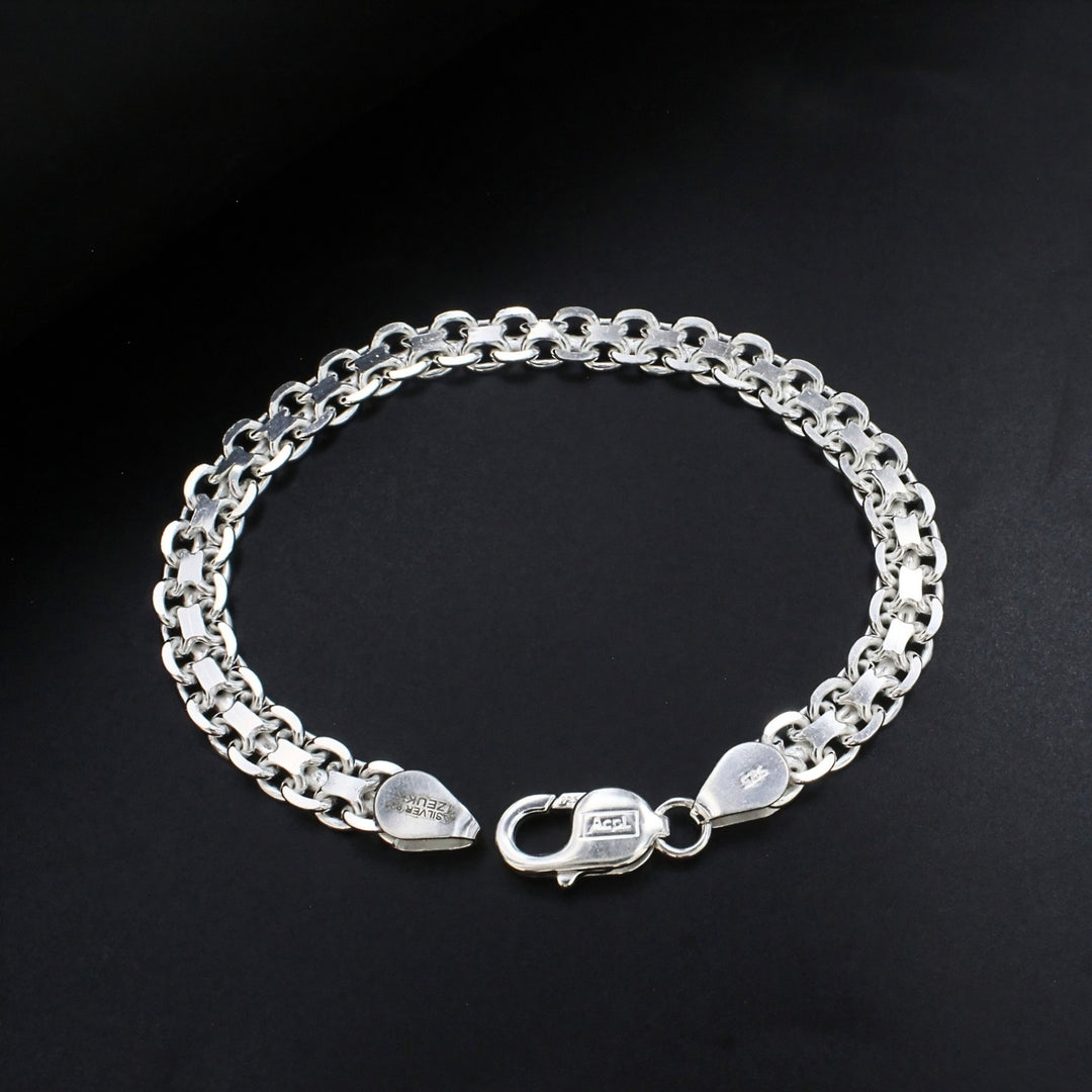 Men's Trending Bismarck Chain Bracelet - 925 Sterling Silver