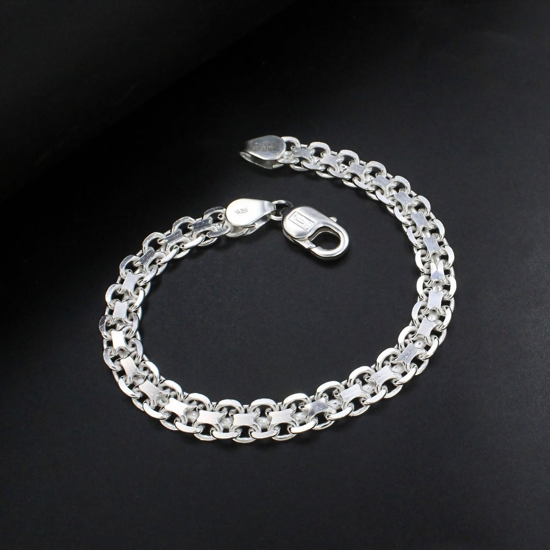 Men's Trending Bismarck Chain Bracelet - 925 Sterling Silver