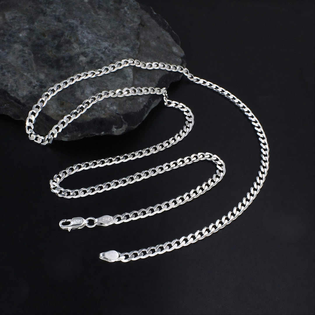 Bold & Elegant 925 Sterling Cuban Link Chain - 24 inch