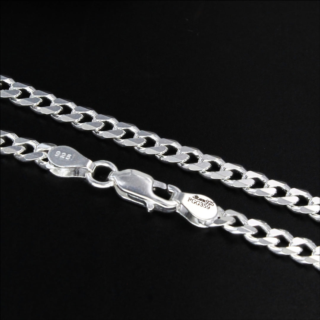 Bold & Elegant 925 Sterling Cuban Link Chain - 24 inch