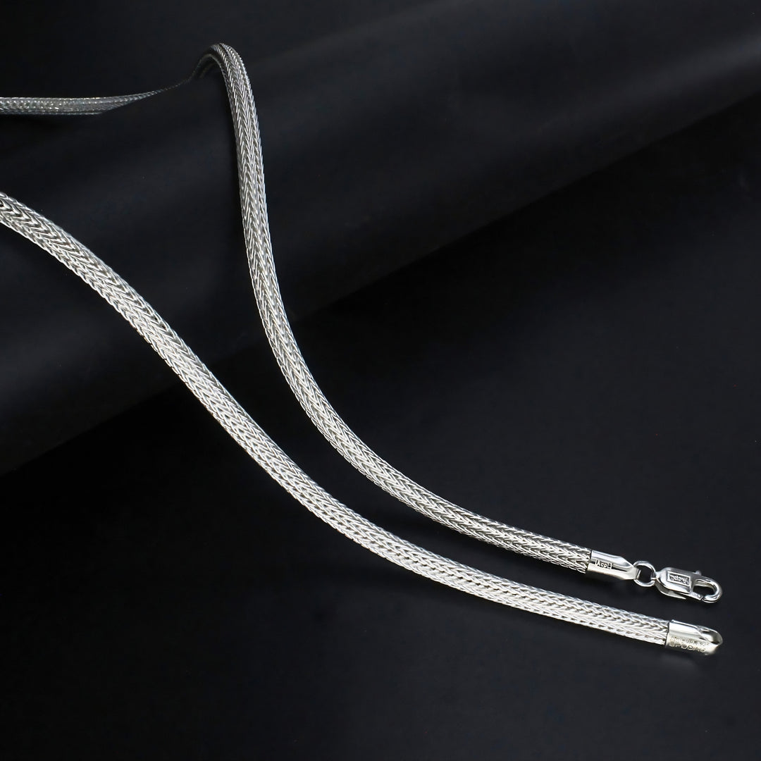 Premium 925 Sterling Snake Bone Chain - 24 inch