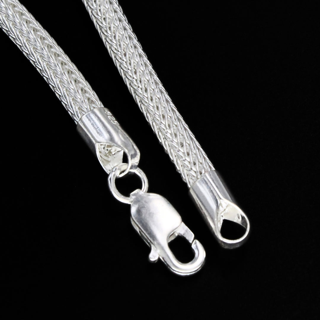 Premium 925 Sterling Snake Bone Chain - 24 inch