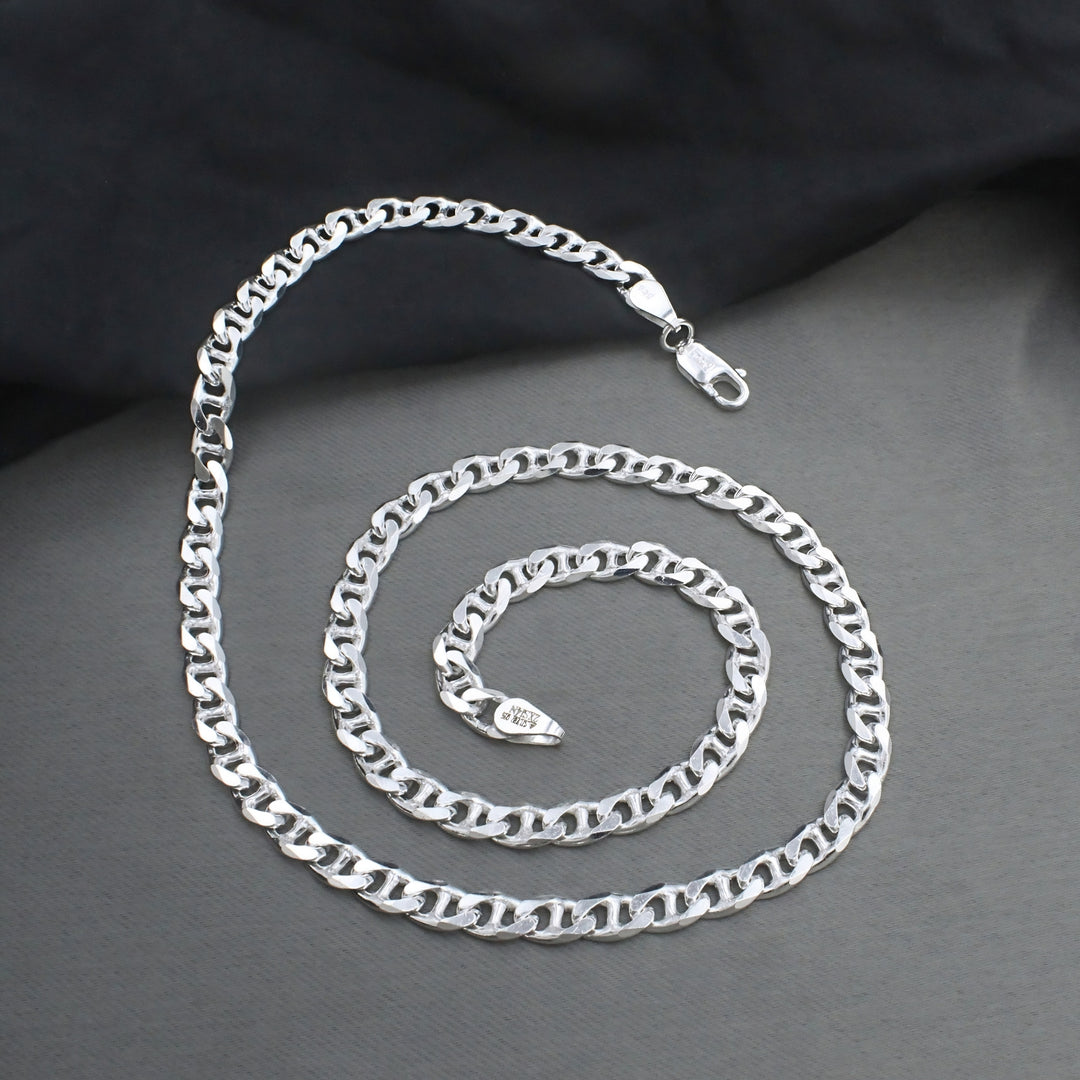 925 Sterling Silver Timeless Anchor Link Chain 20"
