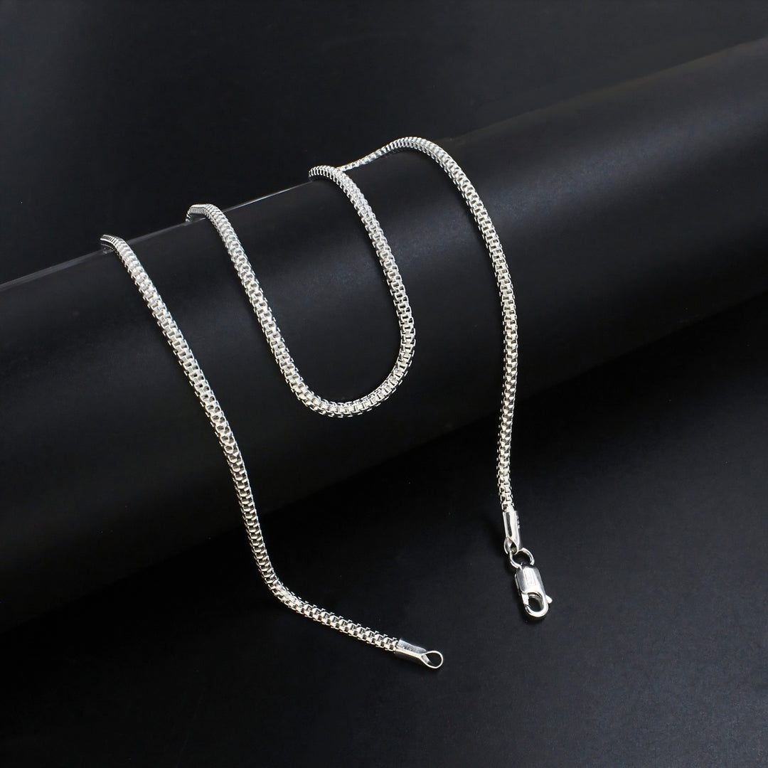 Premium 925 Sterling Silver Chain – Stylish & Timeless