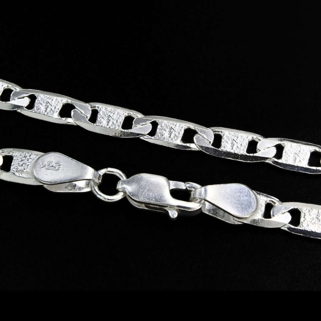 Elegant 925 Sterling Silver Anchor Chain – Classic & Stylish