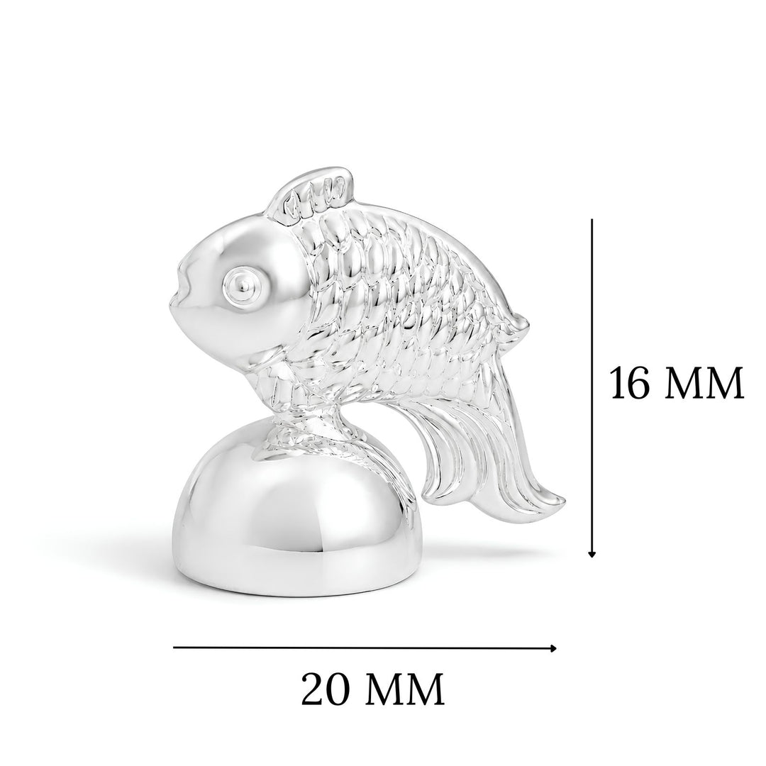 925 Real Silver Fish for Lal kitab red book and astrological remedies
