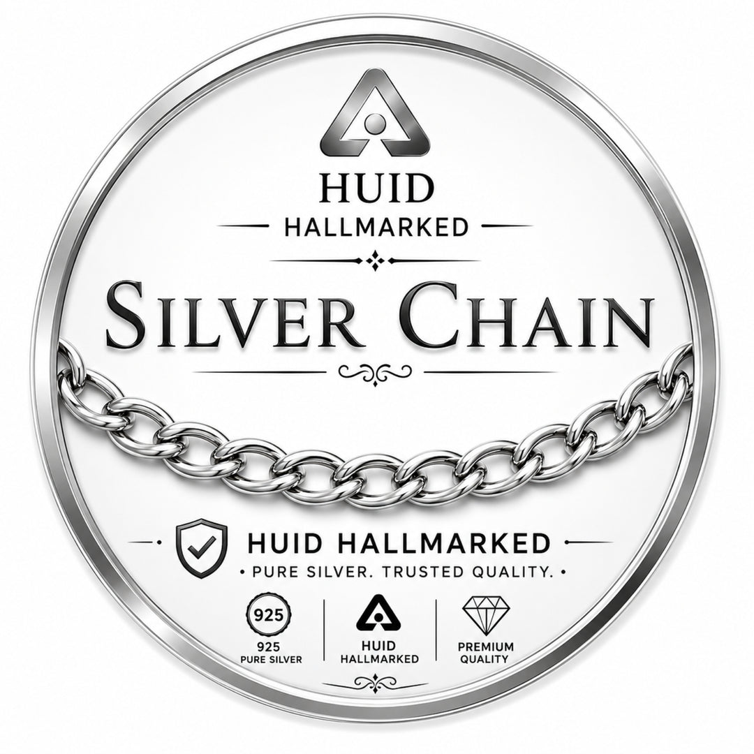 Light Weight 925 Sterling Silver Foxtail Chain for Men & Women