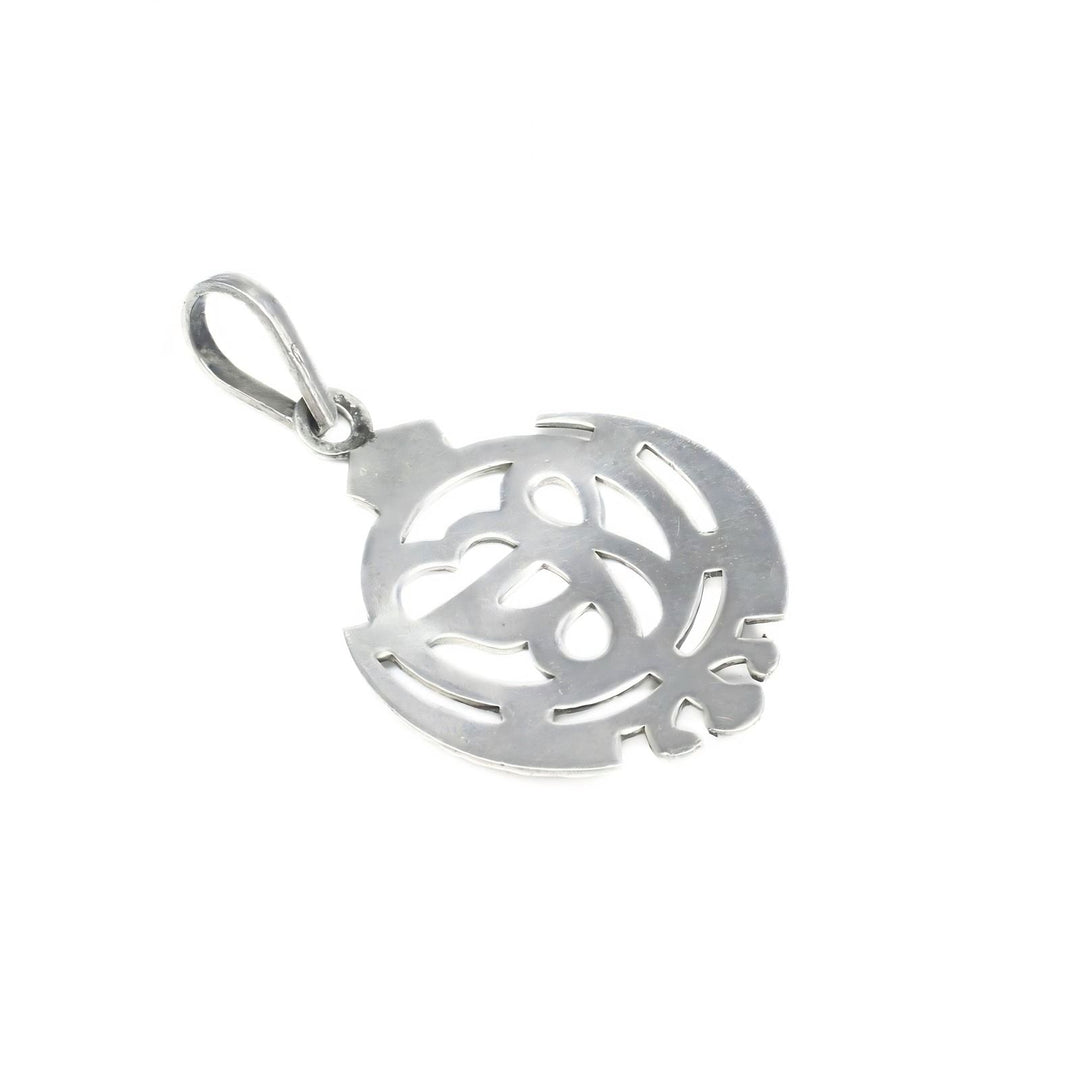 Real Sterling Silver Ek Onkar and Khanda Symbol – Spiritual Sikh Jewellery