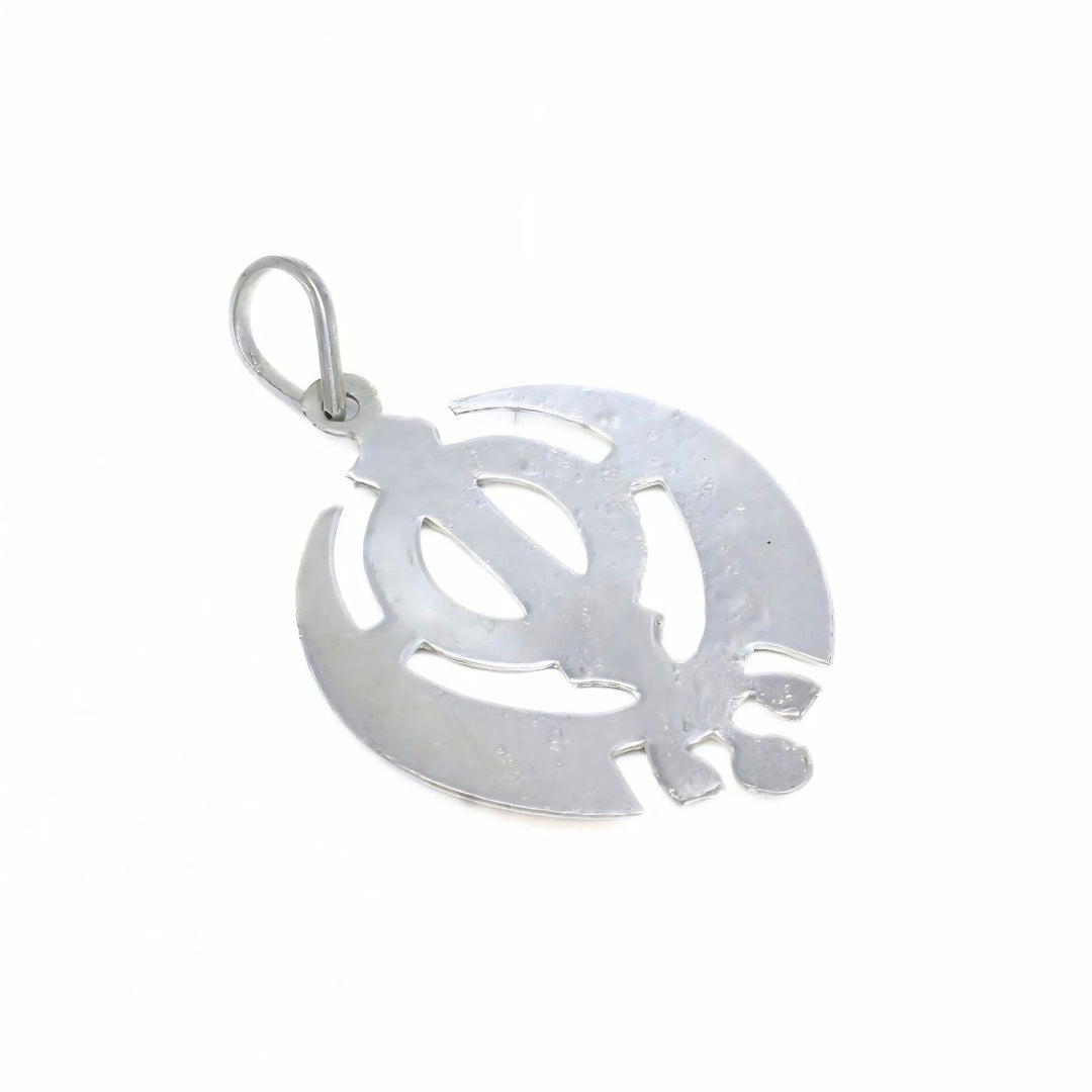 Designer Real Sterling Silver Khanda Sahib Pendant