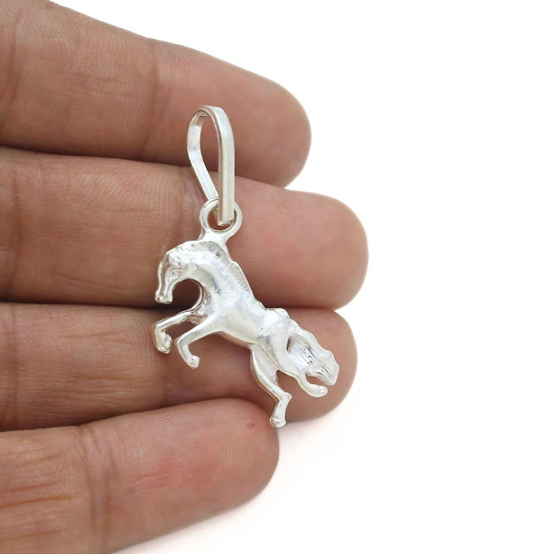 Luxury Sterling Silver Horse Pendant – Unique Animal Charm