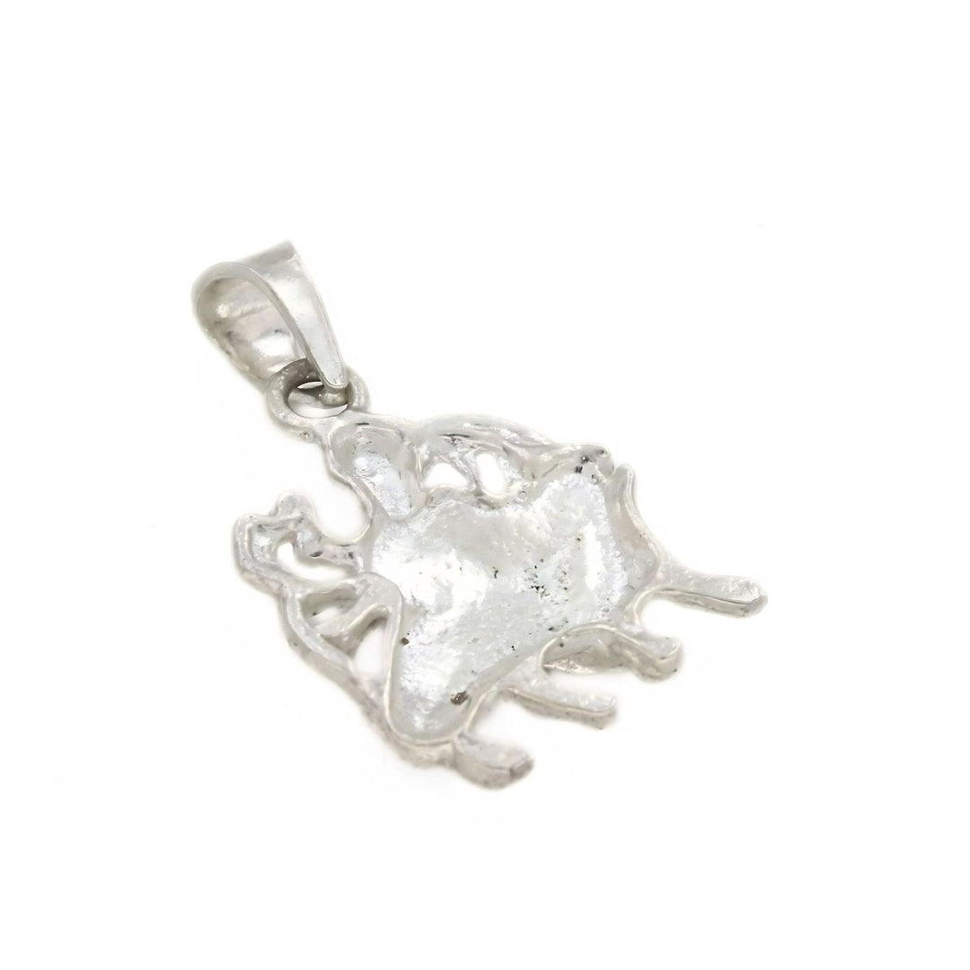 Sterling Silver Maa Durga Pendant – Timeless Divine Design