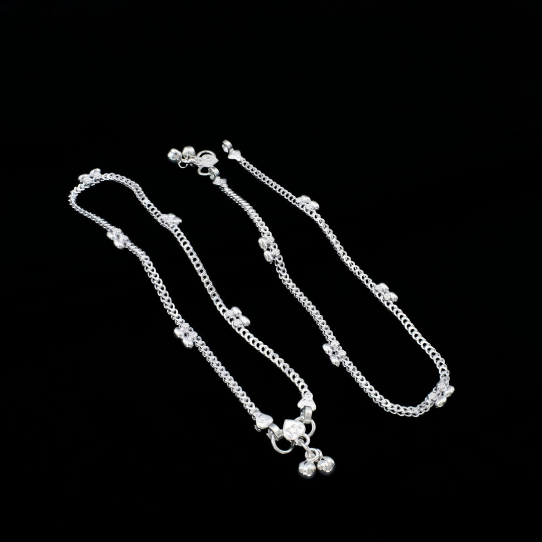Trendy Real Silver Anklet for Daily Wear