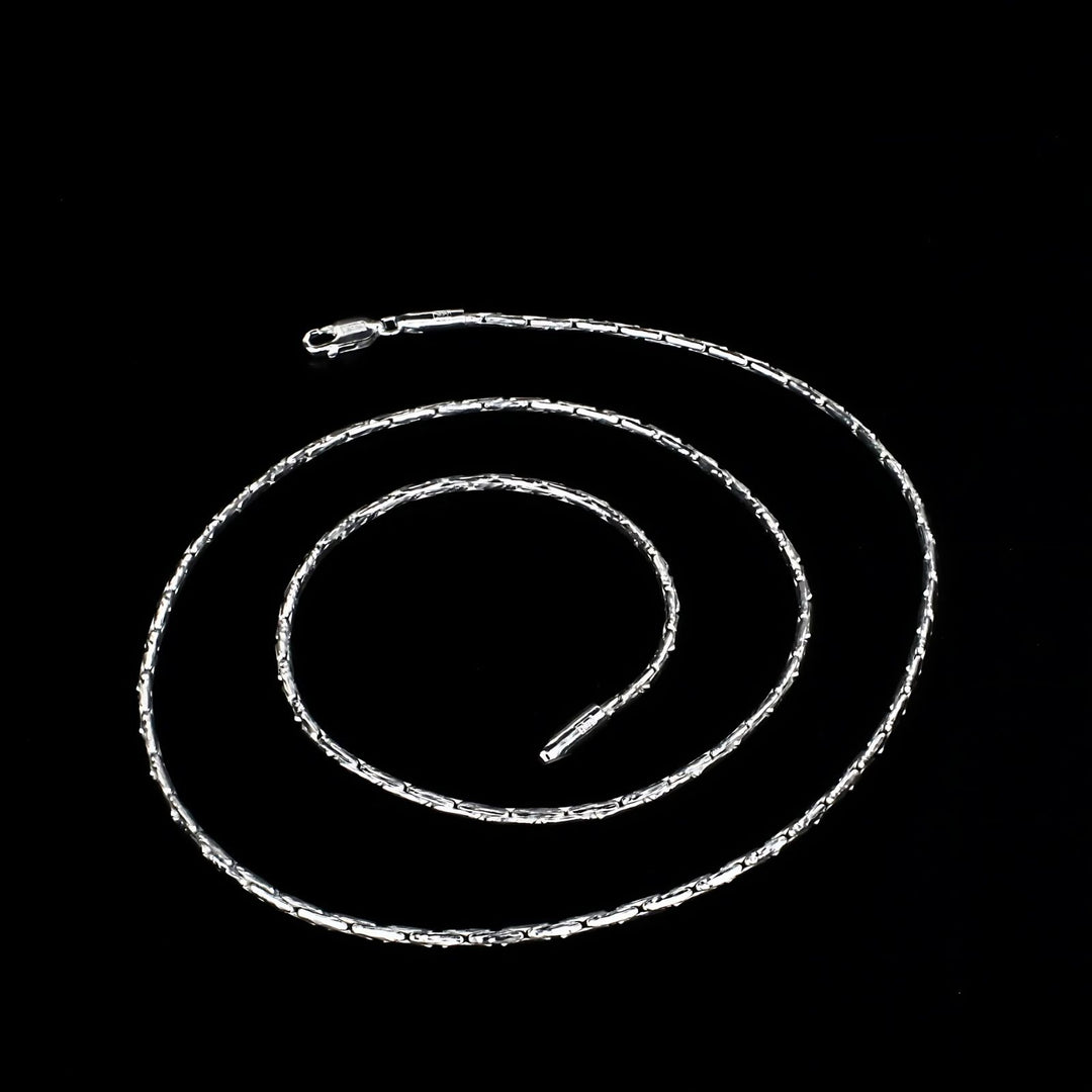 925 Sterling Silver women handmade Neck chain 20"