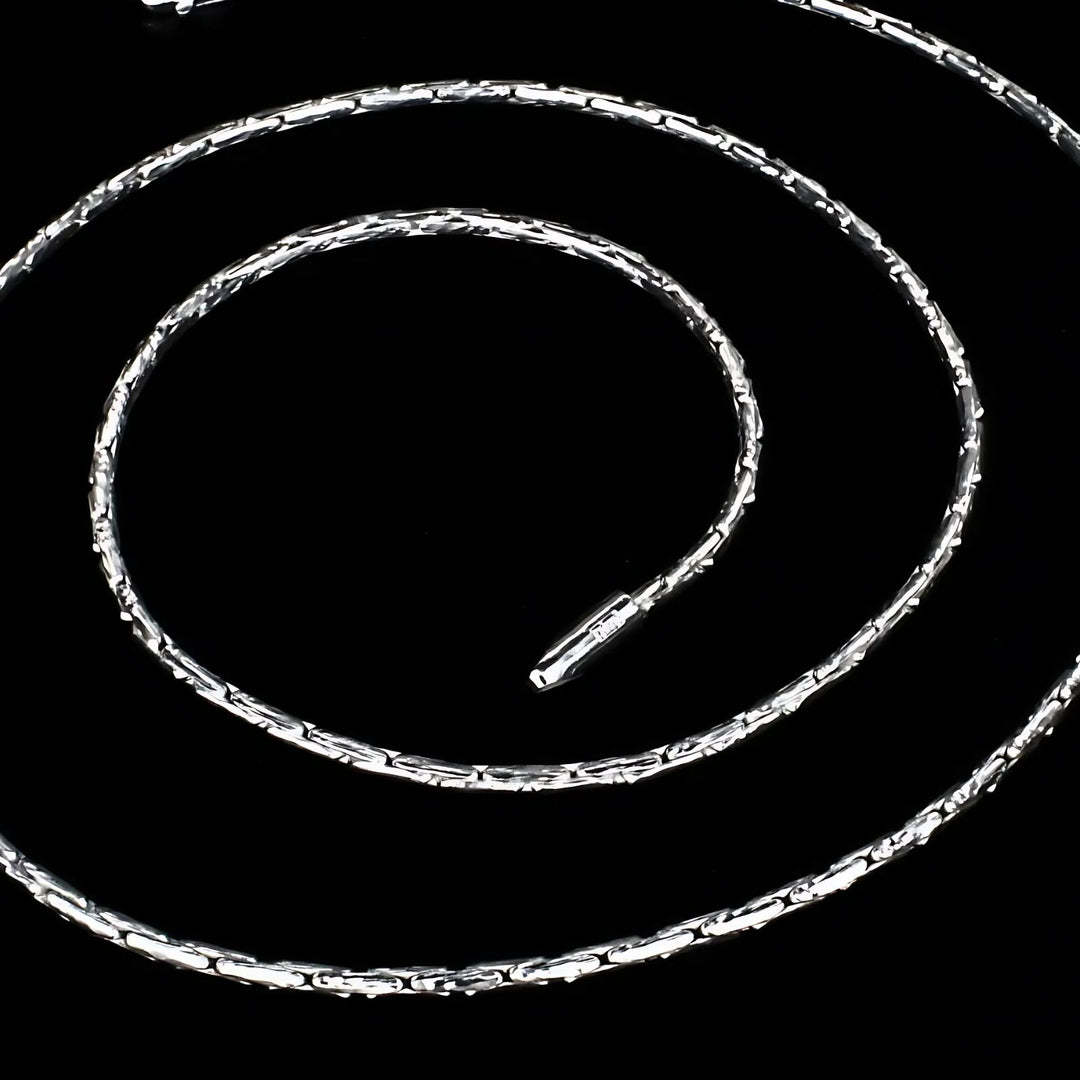 925 Sterling Silver women handmade Neck chain 20"