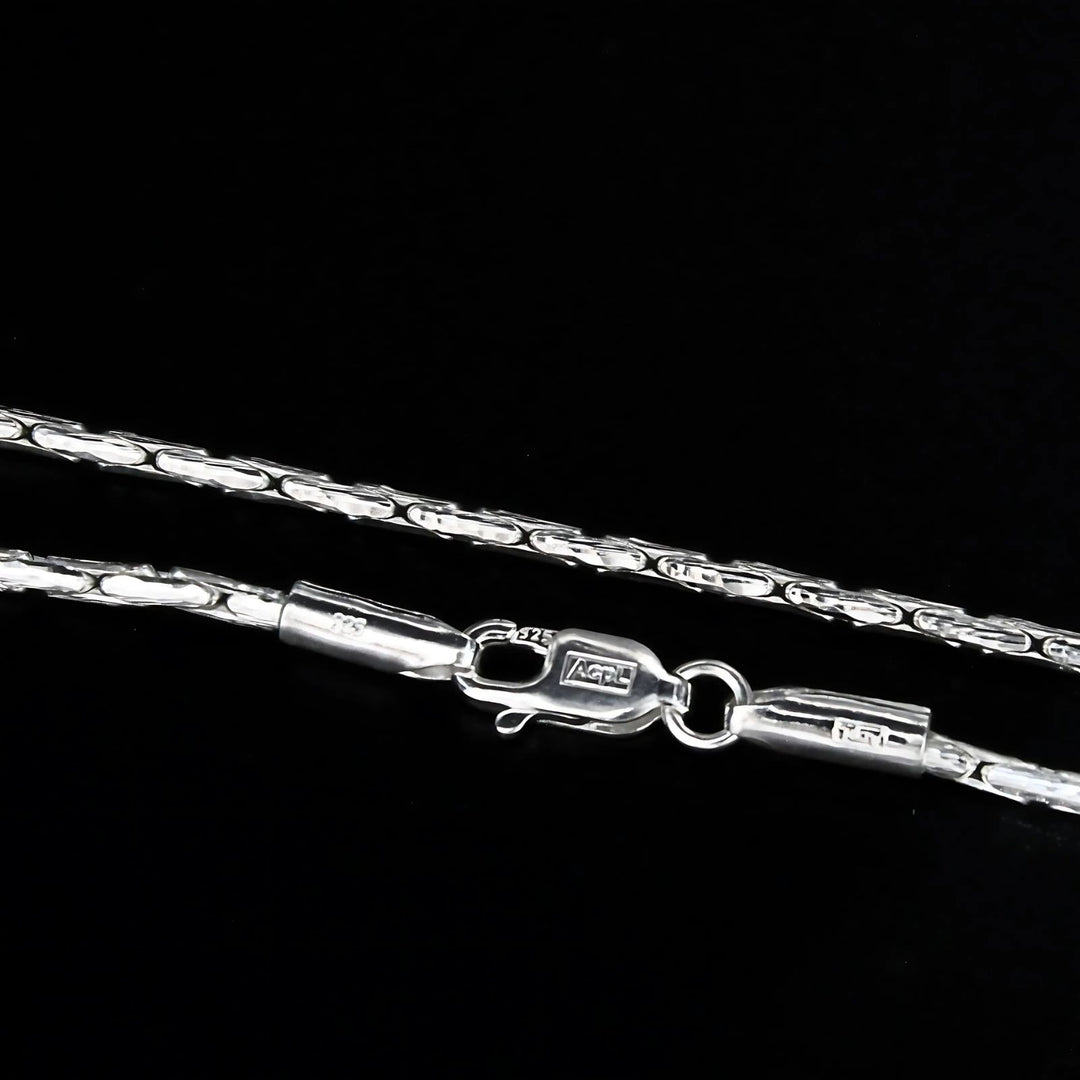925 Sterling Silver women handmade Neck chain 20"