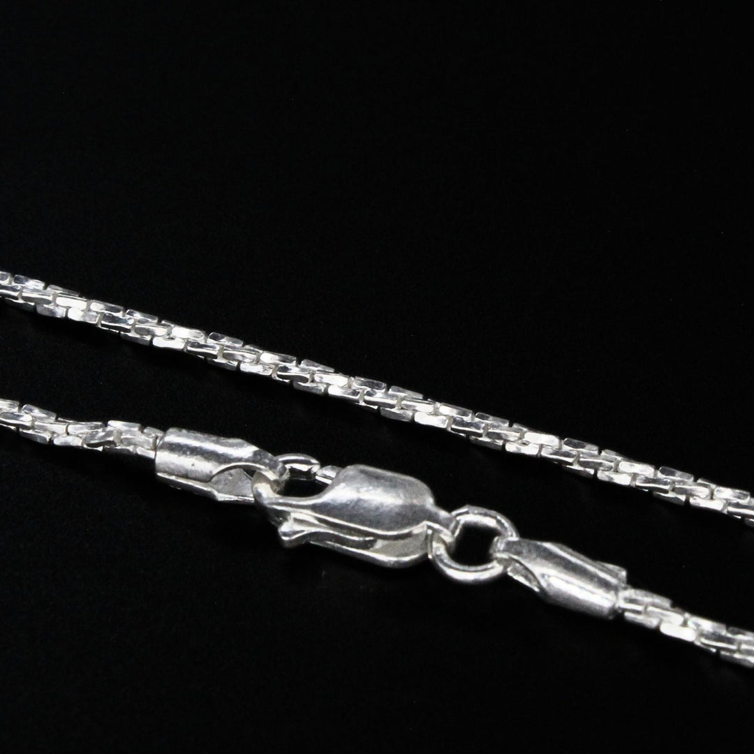 Daily wear Real Silver Link Neck chain 24"