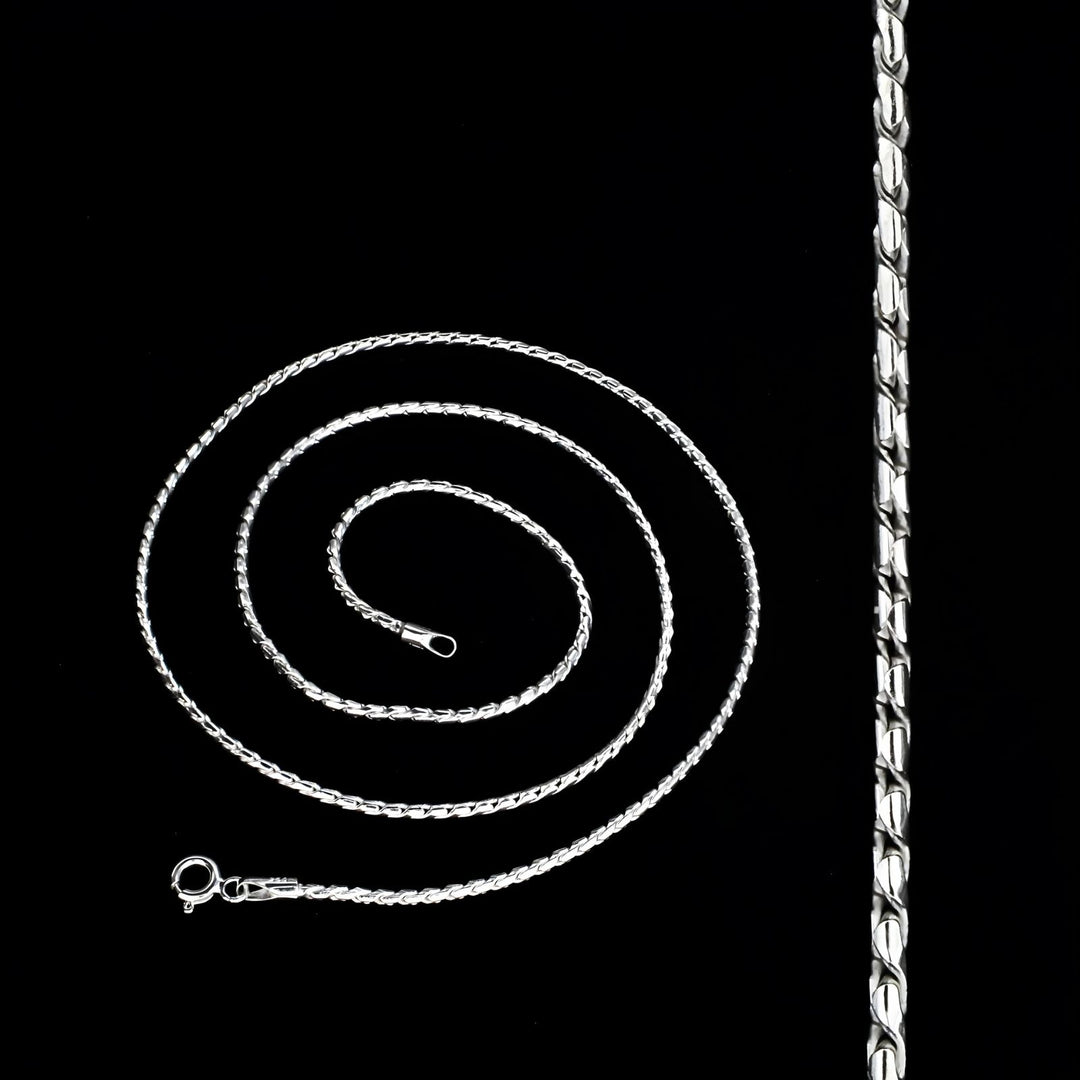 925 Sterling Silver women handmade Excellent Neck chain 20"