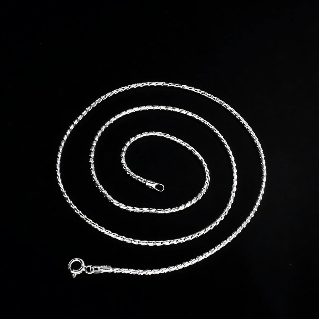 925 Sterling Silver women handmade Excellent Neck chain 20"