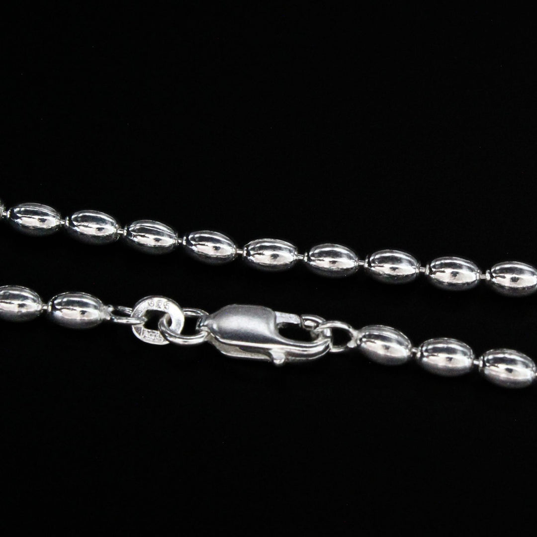 925 Sterling Silver women capsule design Neck chain 20"