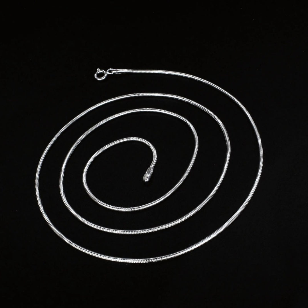 24" 925 Sterling Silver regular wear snake Neck chain