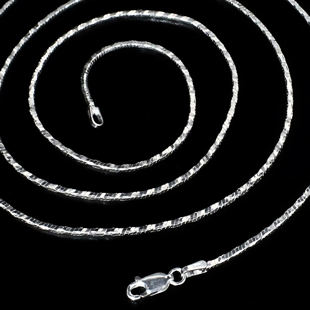 925 Sterling Silver women daily wear Neck chain 30"