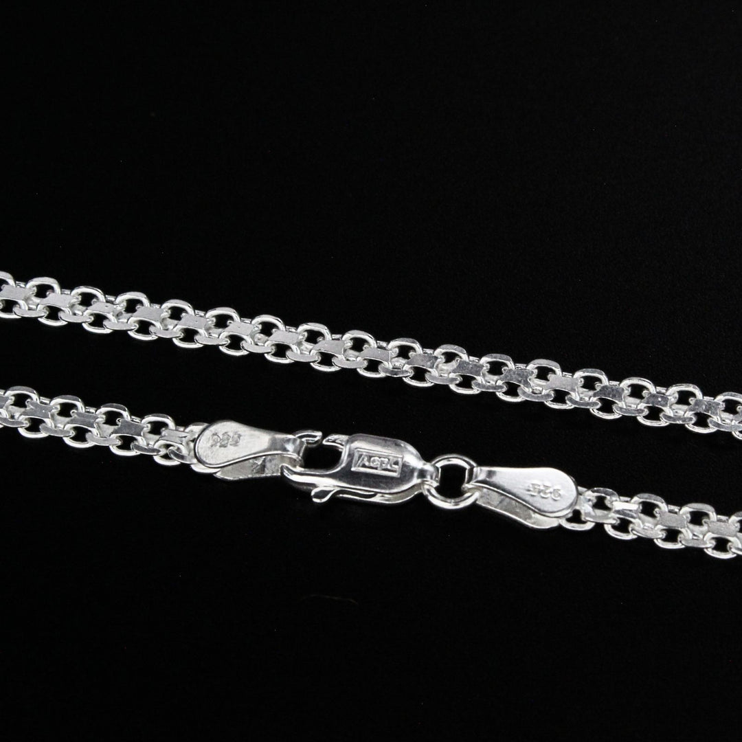 925 Sterling Silver Excellent gifting Bismark Necklace chain 18"