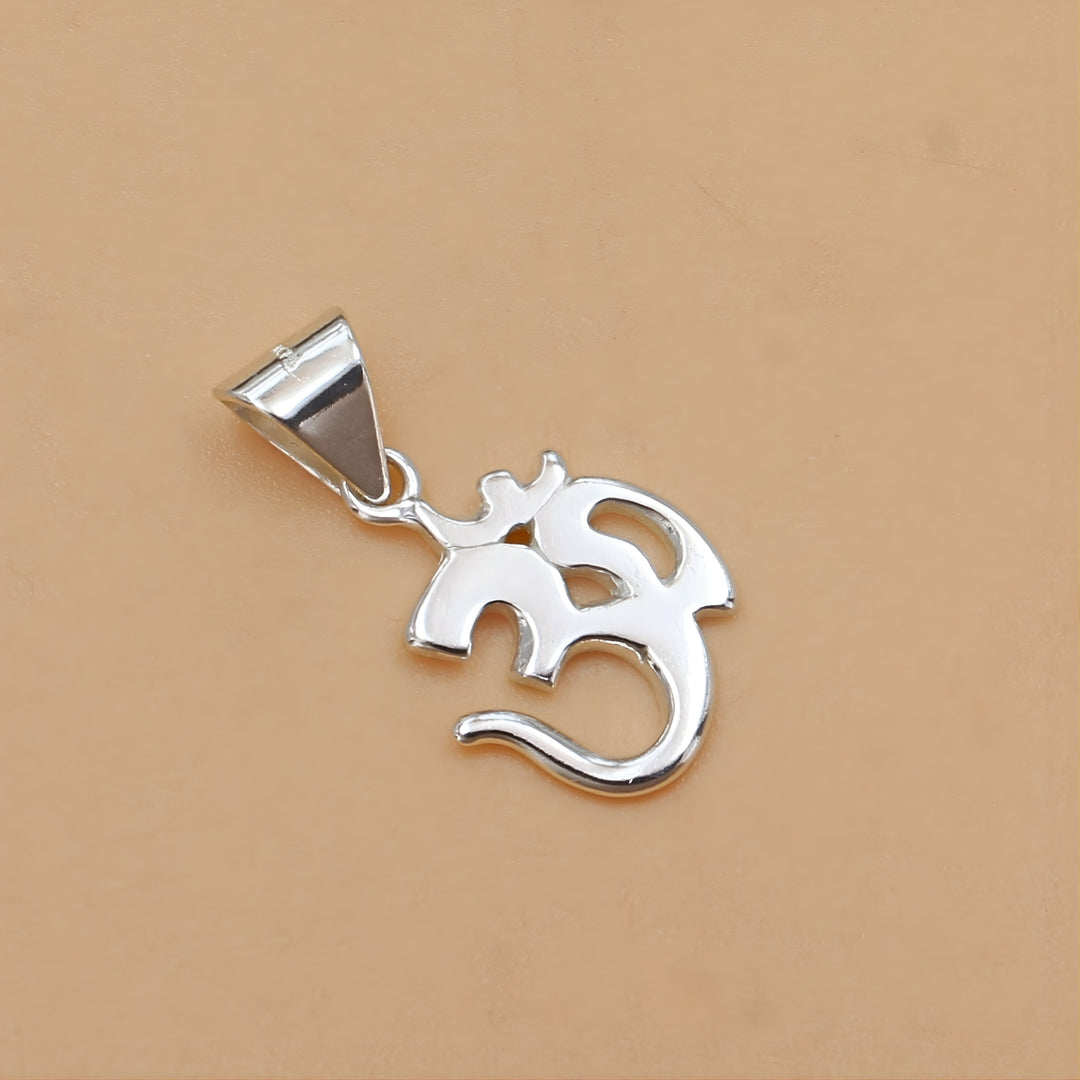 925 Real Sterling Silver OM religious God Pendant