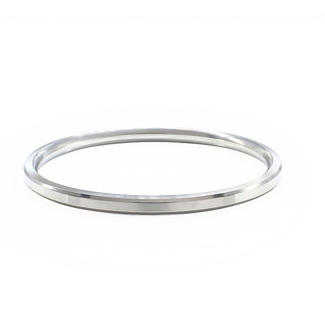 Super Shine Stainless Steel Plain Unisex Kada – Minimalist Bangle Bracelet
