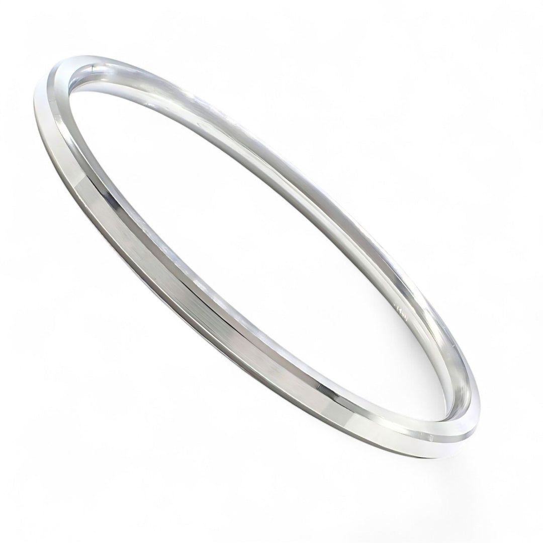 Super Shine Stainless Steel Plain Unisex Kada – Minimalist Bangle Bracelet