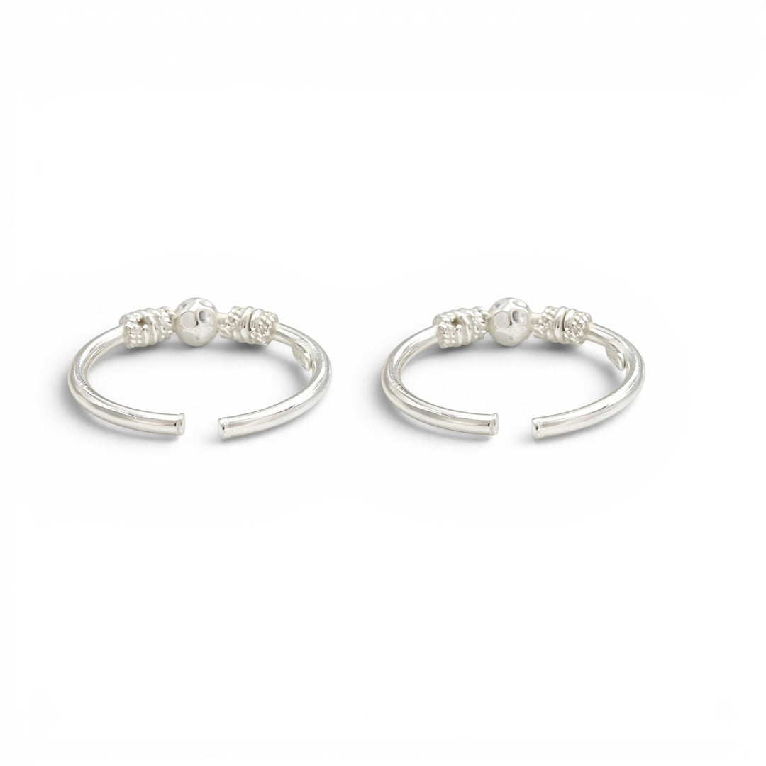 925 Real Silver Women  daily wear Toe Ring - Pair