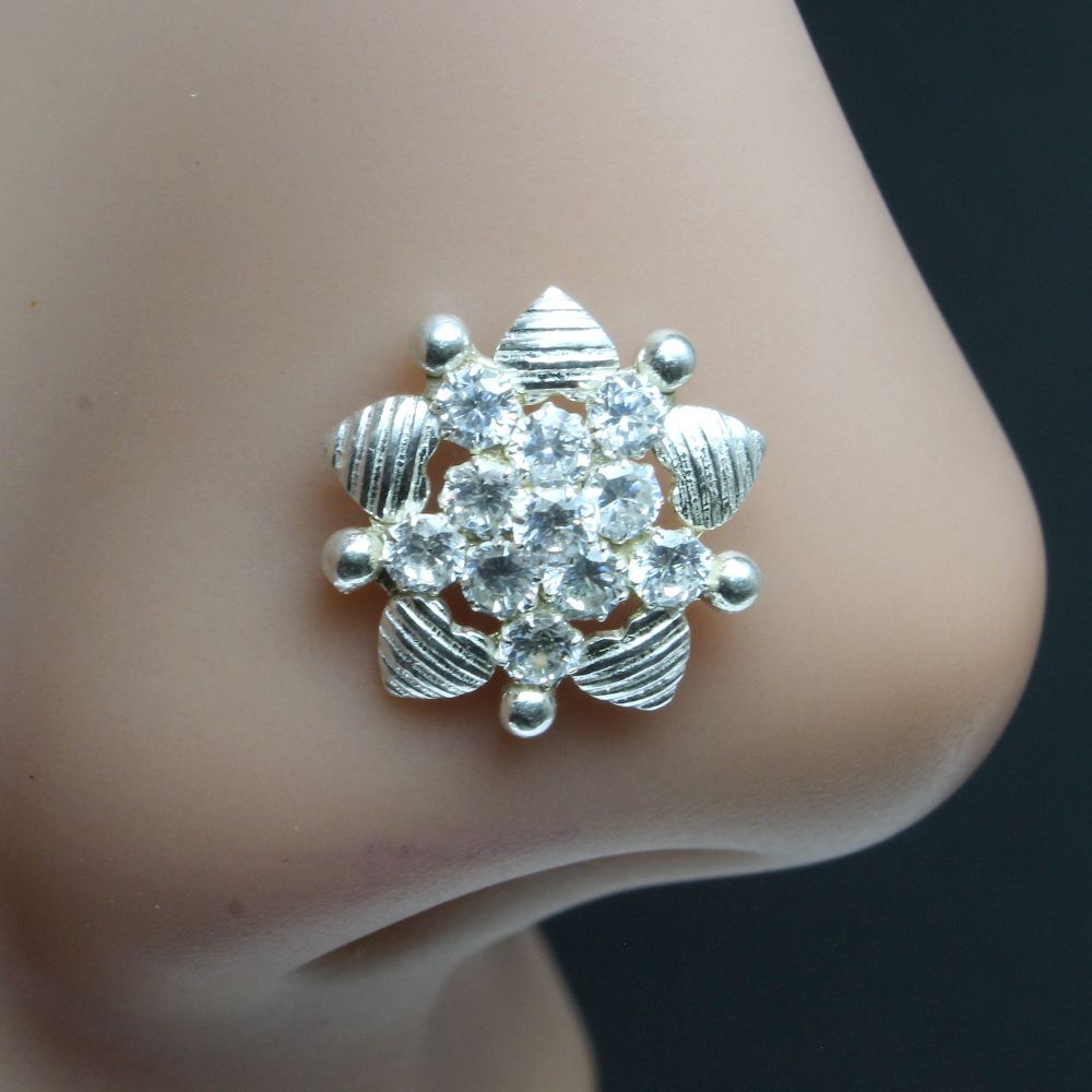 floral-925-sterling-silver-champaign-white-cz-l-bend-corkscrew-nose-ring-22g