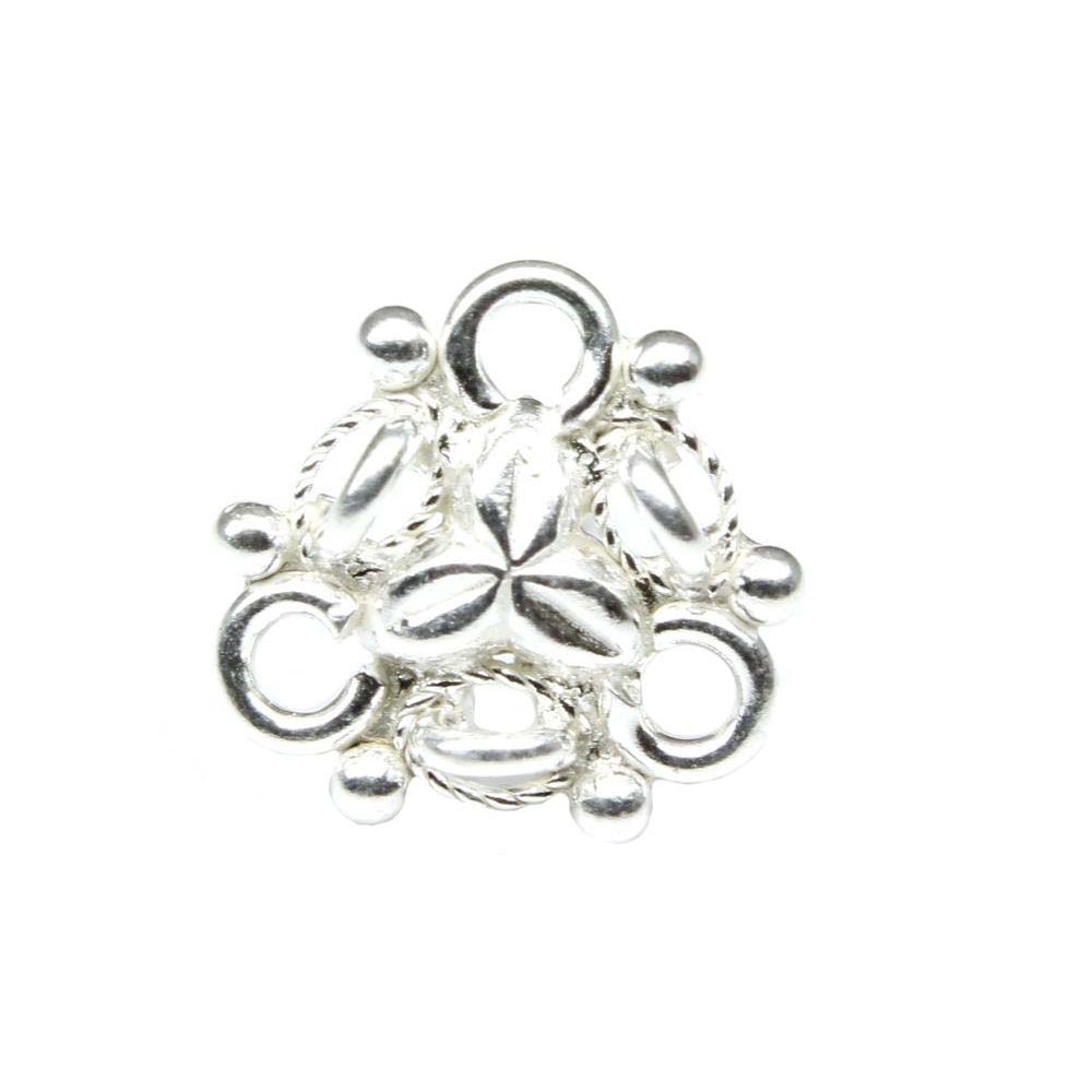 Sterling Silver nose stud, Body Piercing Jewelry Indian Nose ring Push Pin