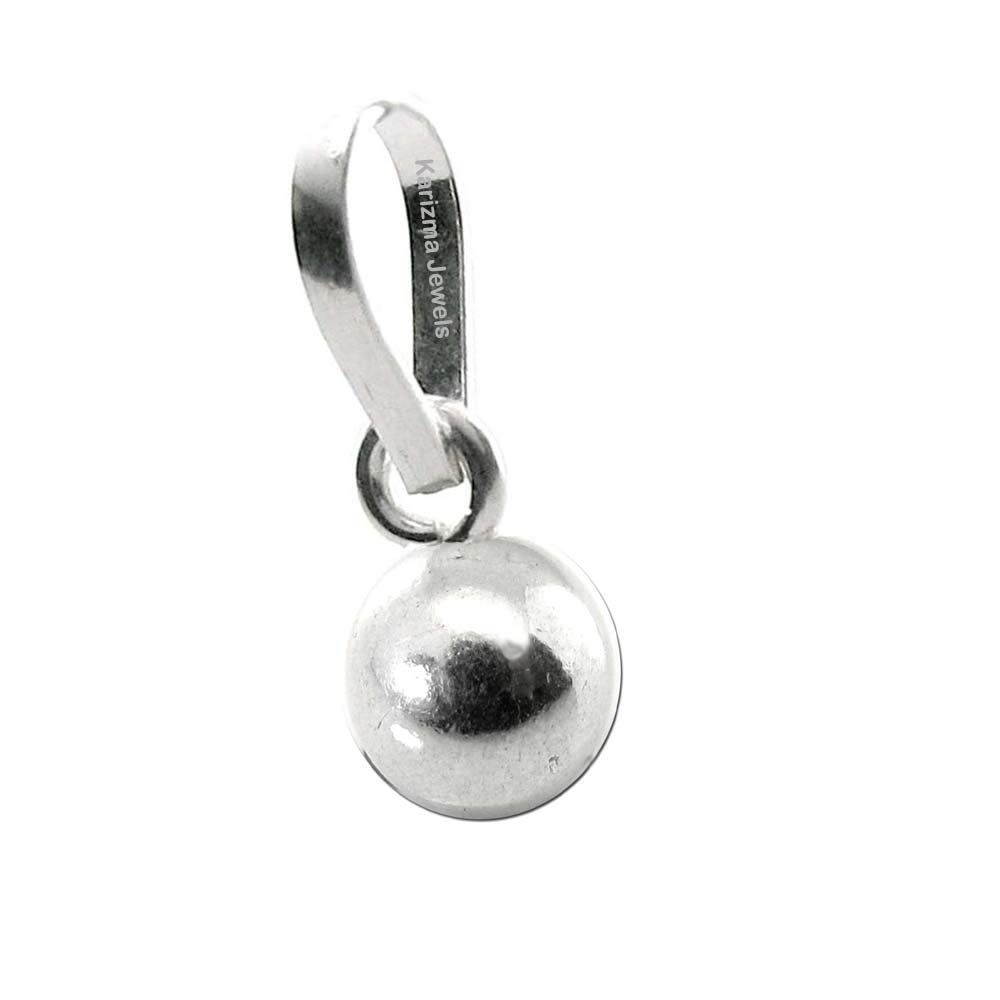 Pure-Silver-Solid-Ball-chandi-ki-thos-Goli-Pendant-in-Silver